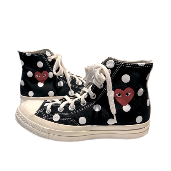 Converse x Comme des Garçons Chuck Taylor Sneakers All-Star 70 Hi–Women’s Size 6 - Picture 1 of 8